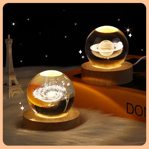 Luminous Crystal Night Light